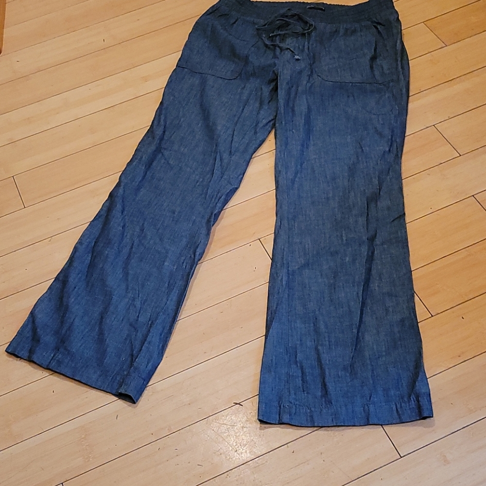 Lucky brand xl wide leg drawstring pants